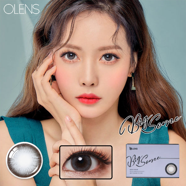 Olens月拋 1盒2片盒裝BigSome Gray