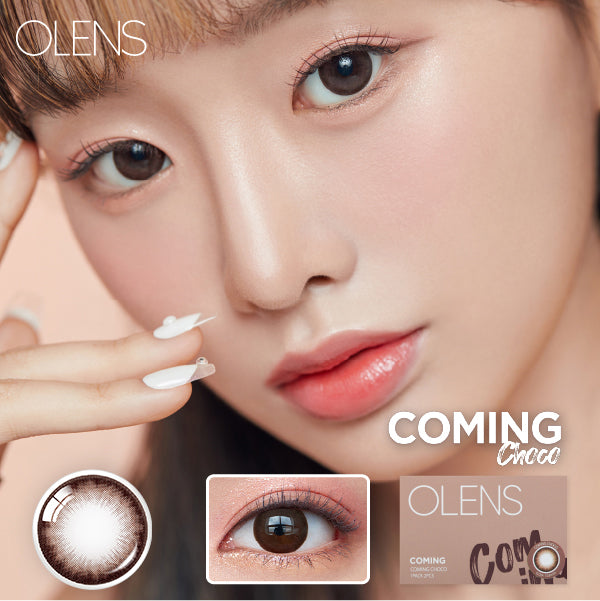 Olens月拋 1盒2片盒裝Coming Choco