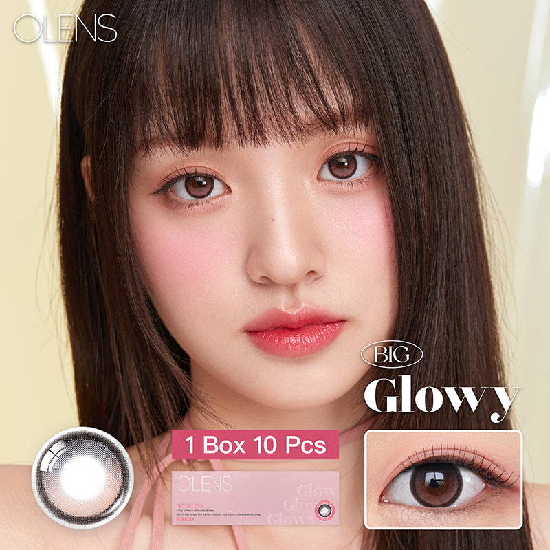 Olens日拋 1盒10片盒裝Big Glowy Pink