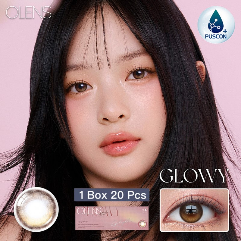 Olens日拋 1盒20片盒裝Eyelighter Glowy Brown