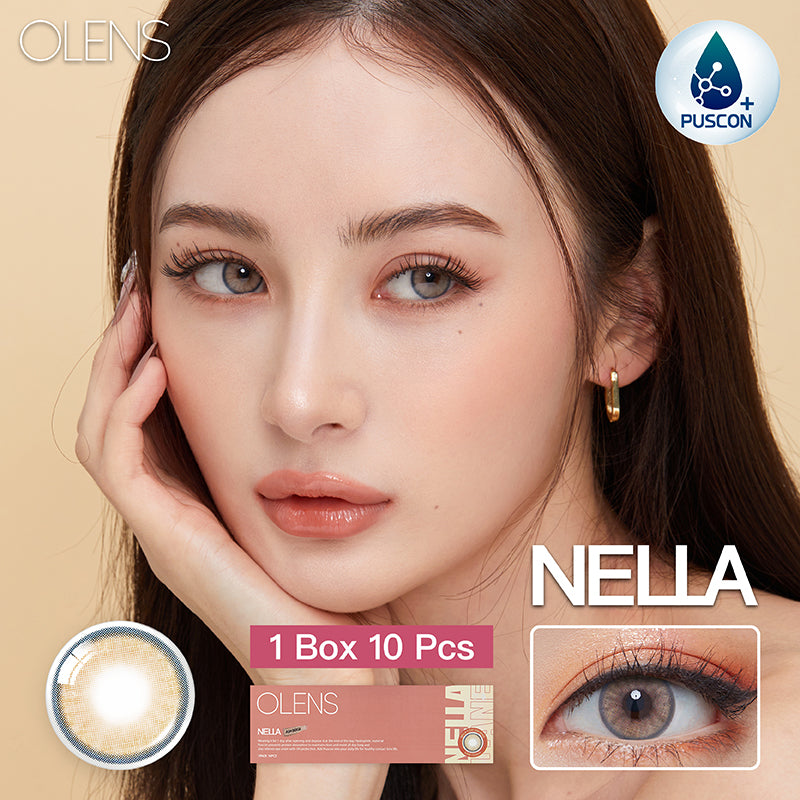 Olens日拋 1盒10片盒裝Nella Ash Beige