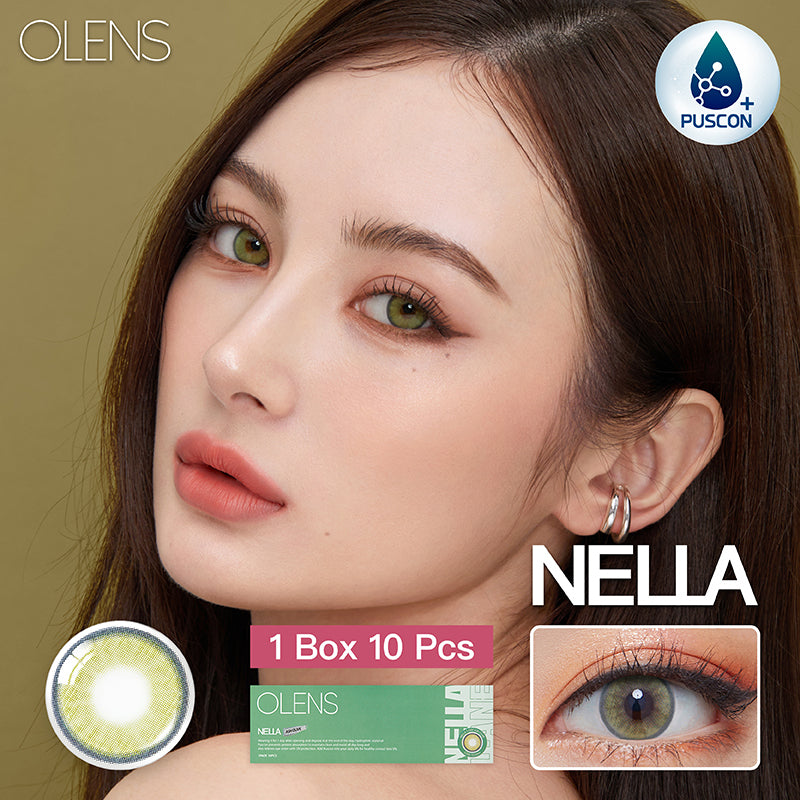 Olens日拋 1盒10片盒裝Nella Ash Olive