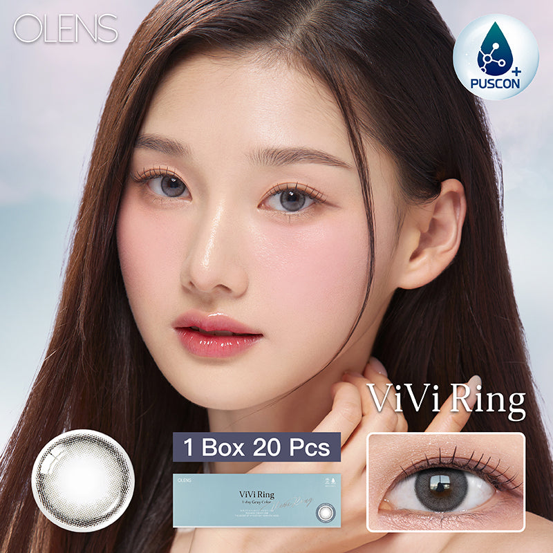 Olens日拋 1盒20片盒裝Vivi Ring Gray