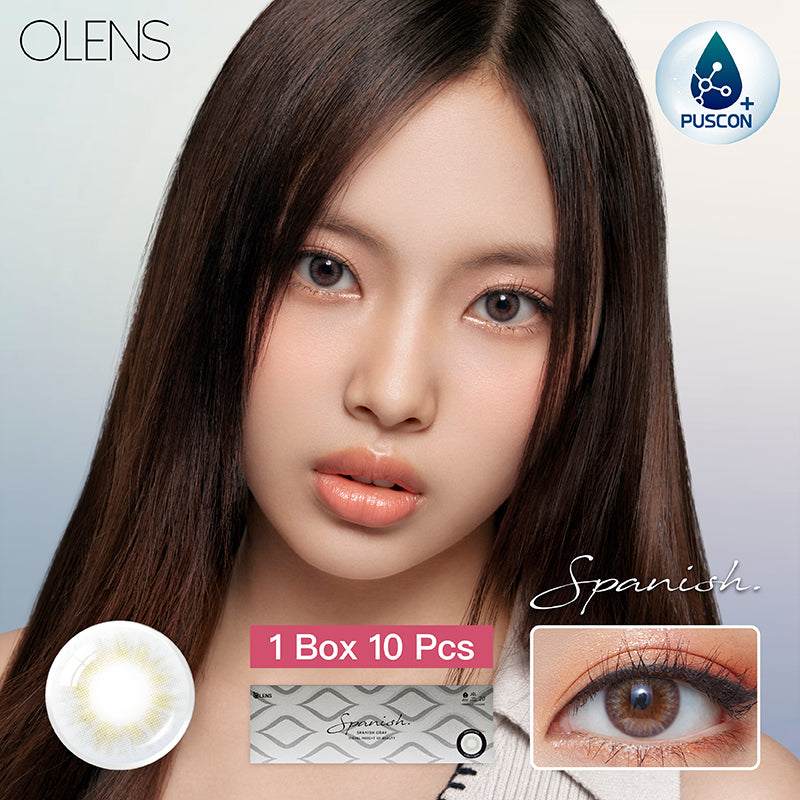 Olens日拋 1盒10片盒裝Spanish Gray