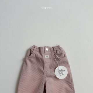 25秋🍁digreen 橡筋直紋休閒褲