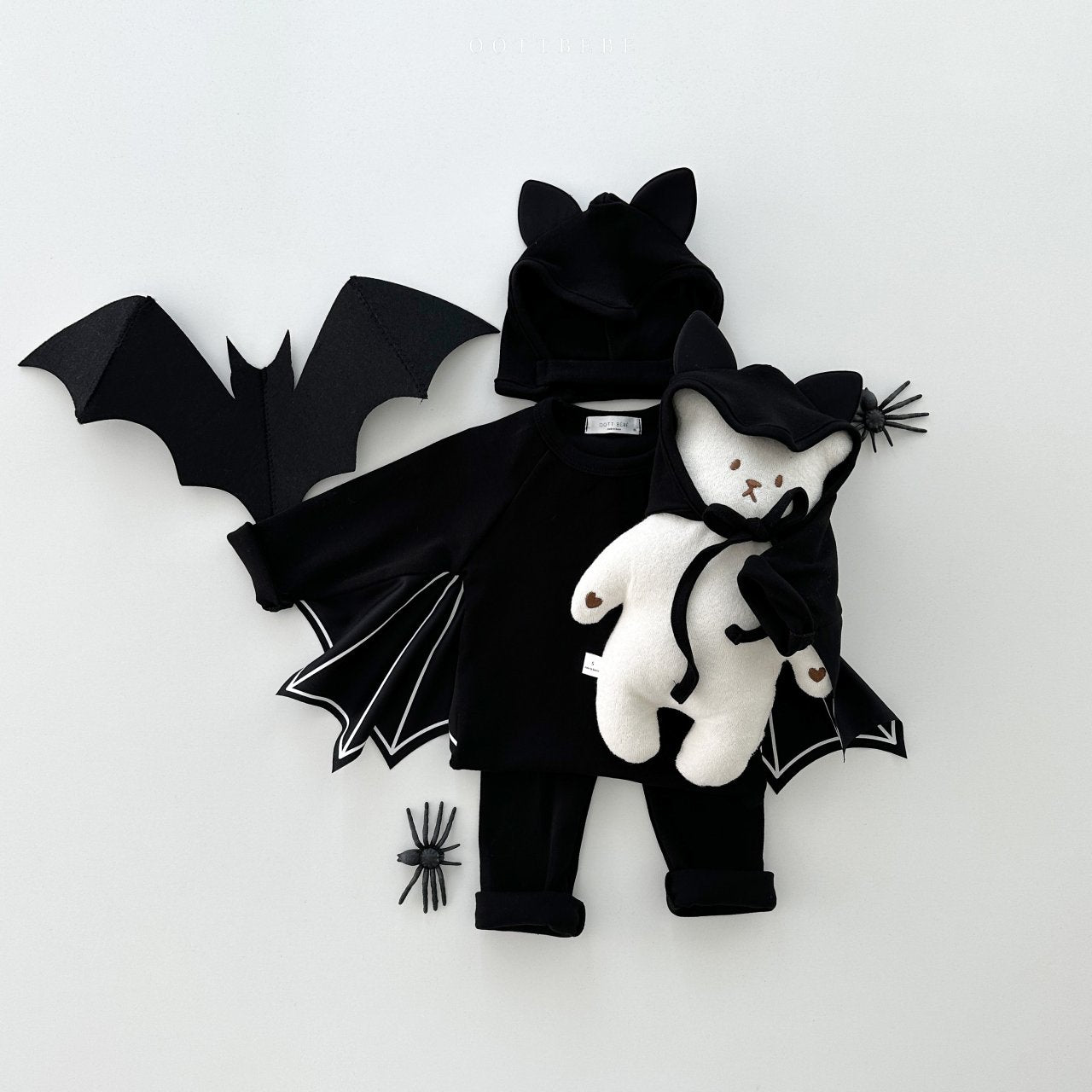 25秋🍁oottbebe |halloween 蝙蝠上衣連褲套裝