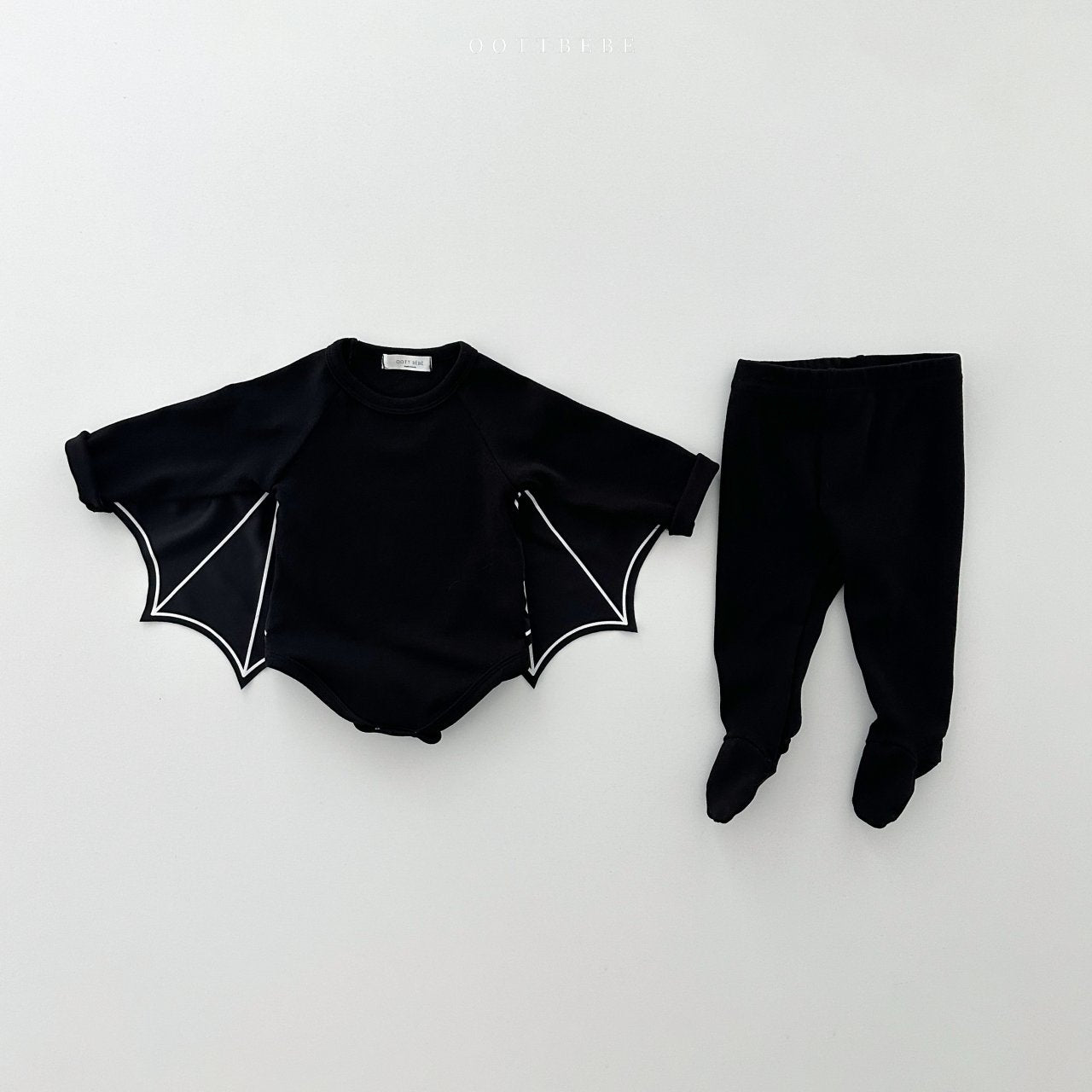 25秋🍁oottbebe |halloween 蝙蝠包屁衣連褲套裝