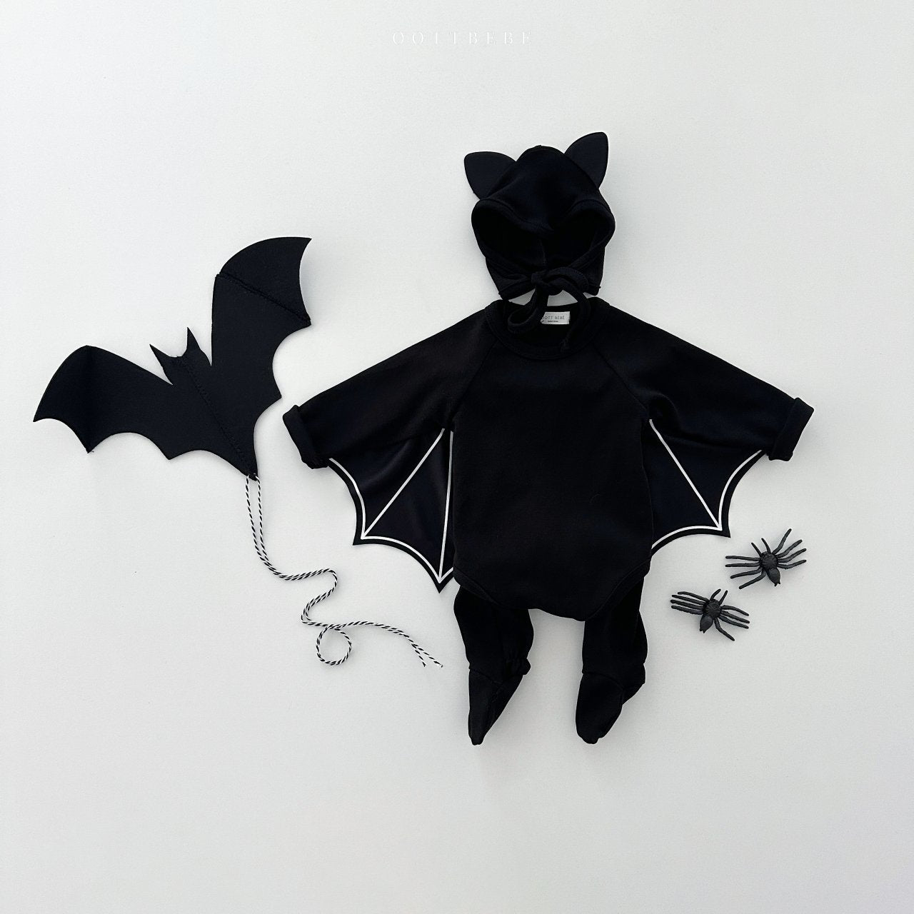 25秋🍁oottbebe |halloween 蝙蝠包屁衣連褲套裝