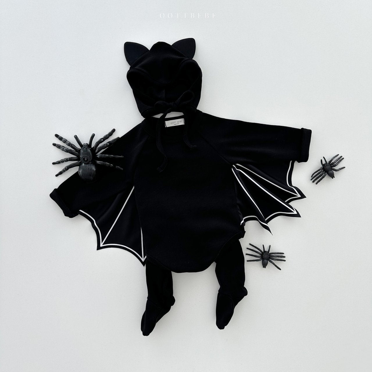 25秋🍁oottbebe |halloween 蝙蝠包屁衣連褲套裝