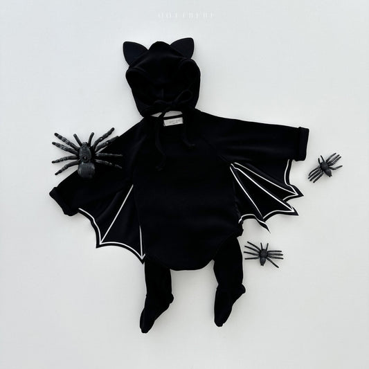 25秋🍁oottbebe |halloween 蝙蝠包屁衣連褲套裝