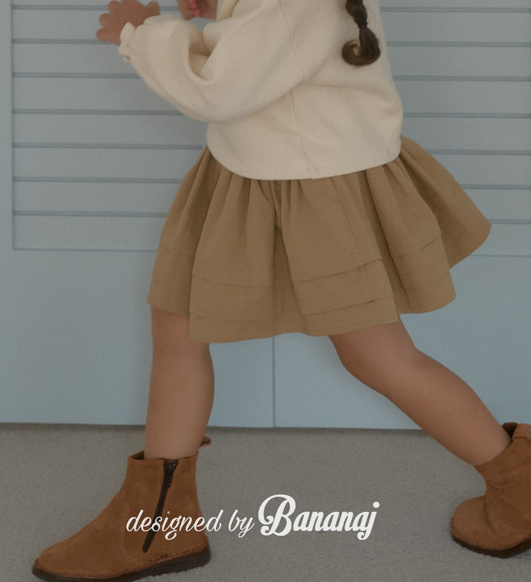 韓國童裝 25秋|BananaJ 25304 skirt_Kids