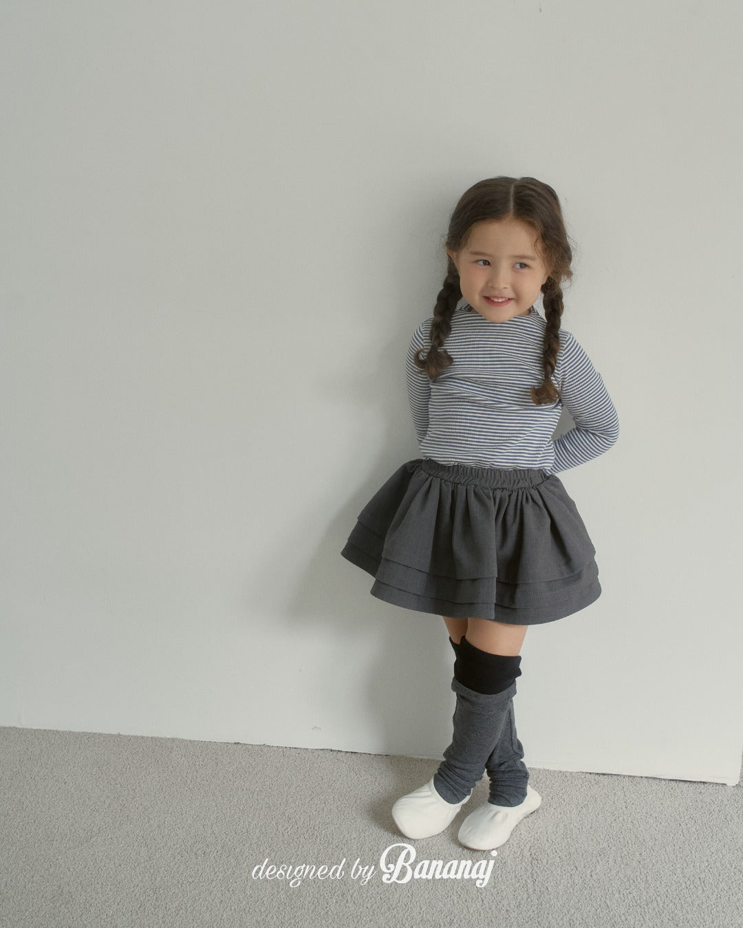 韓國童裝 25秋|BananaJ 25304 skirt_Kids