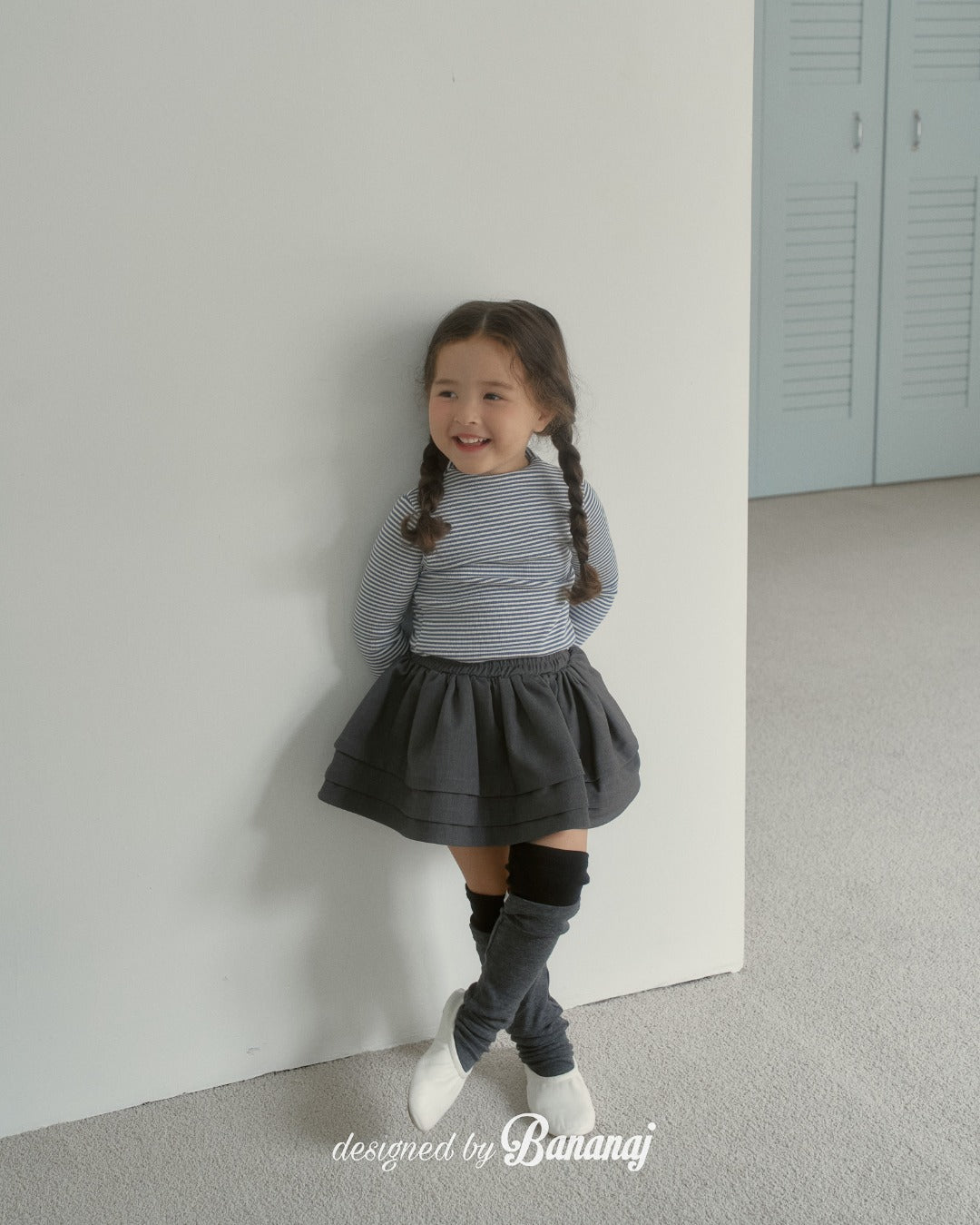 韓國童裝 25秋|BananaJ 25304 skirt_Kids