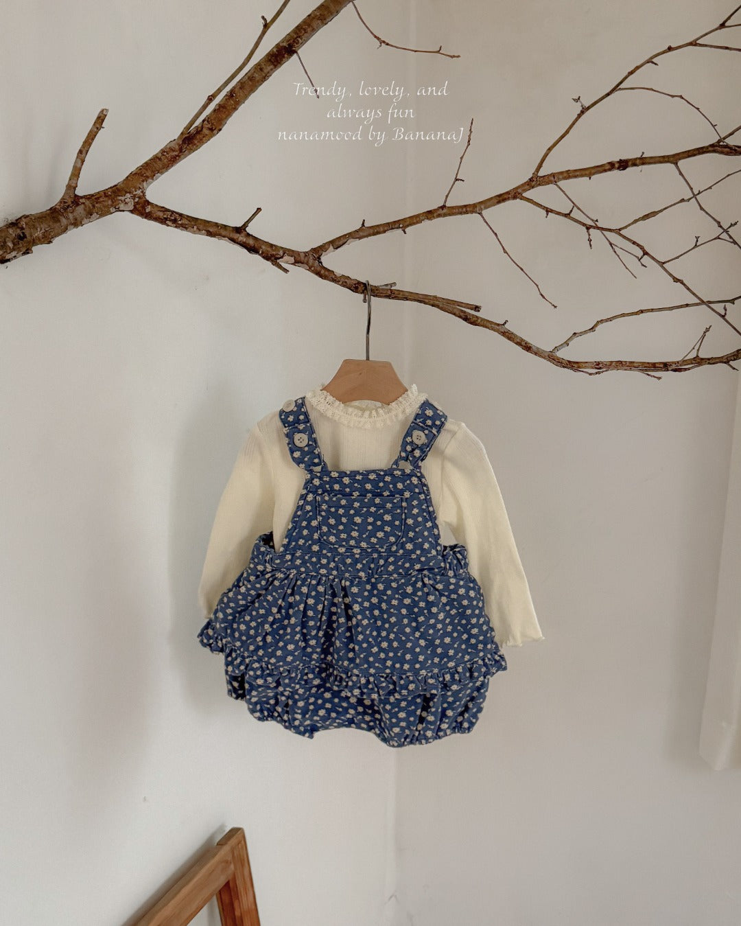 韓國童裝 25秋|BananaJ 25339 baby bodysuit