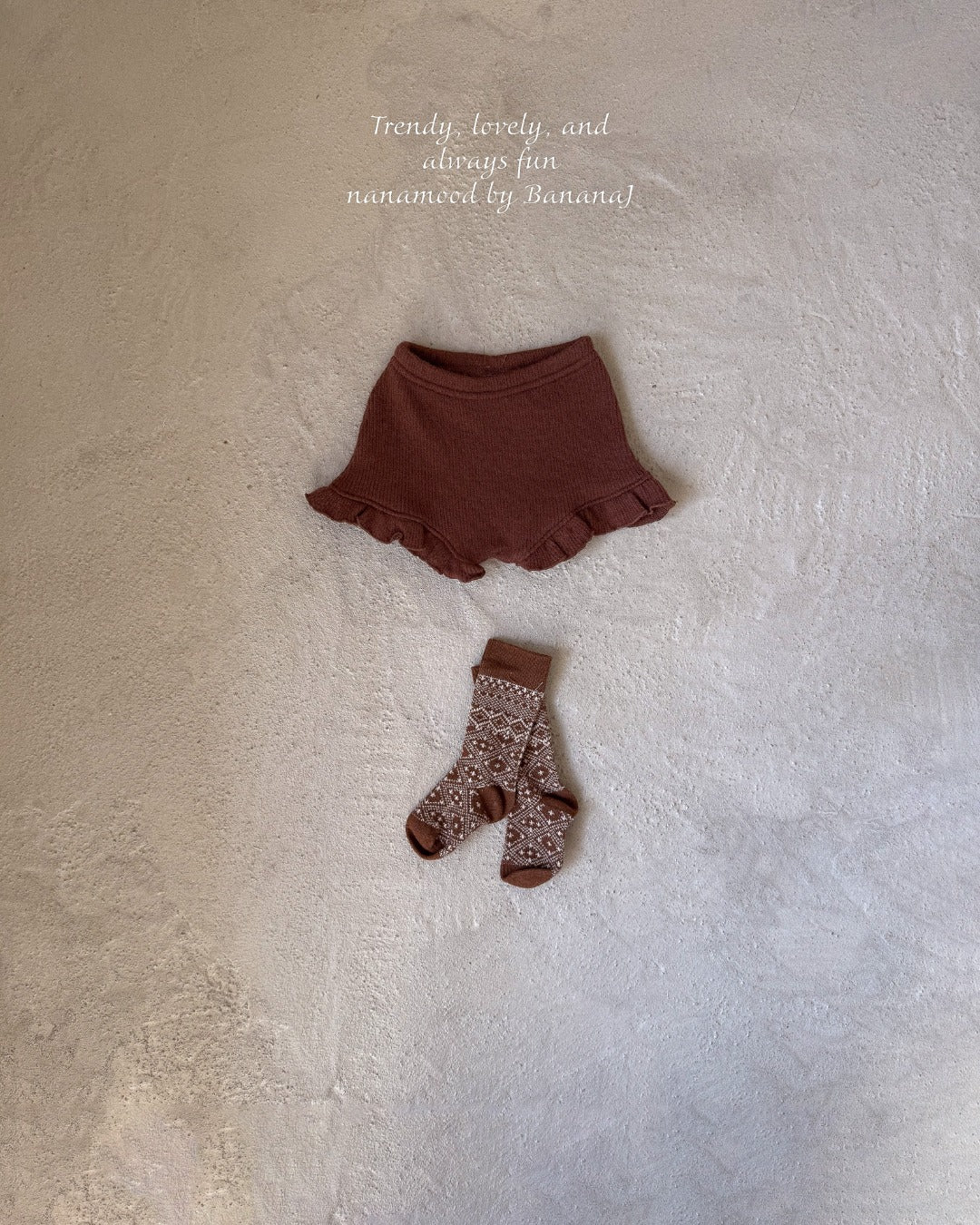 韓國童裝 25秋|BananaJ 25341 baby shorts