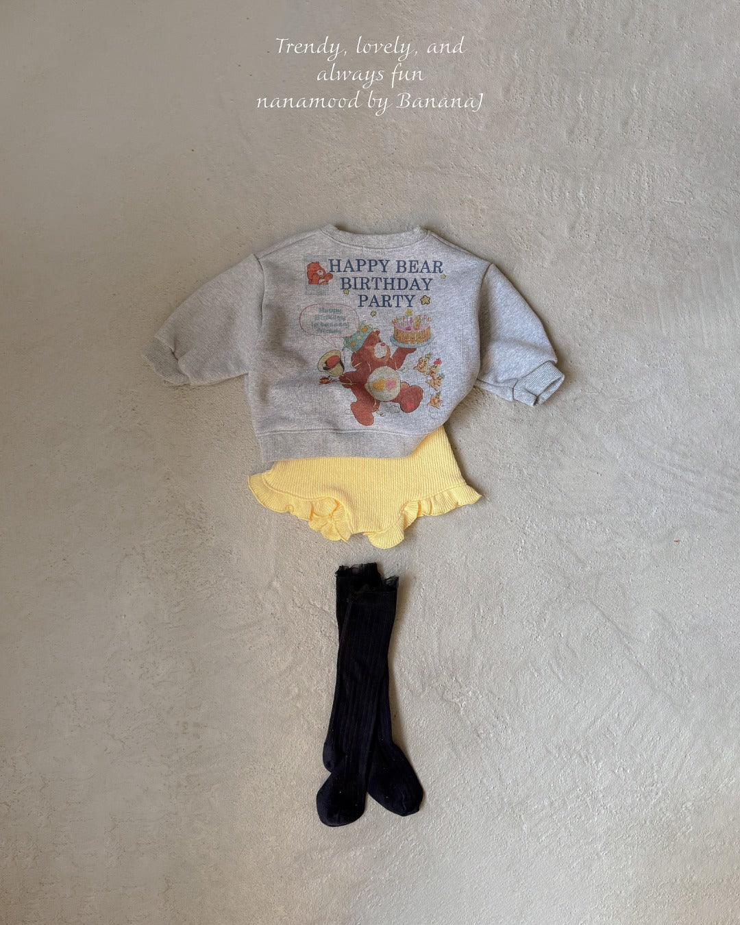 韓國童裝 25秋|BananaJ 25341 baby shorts