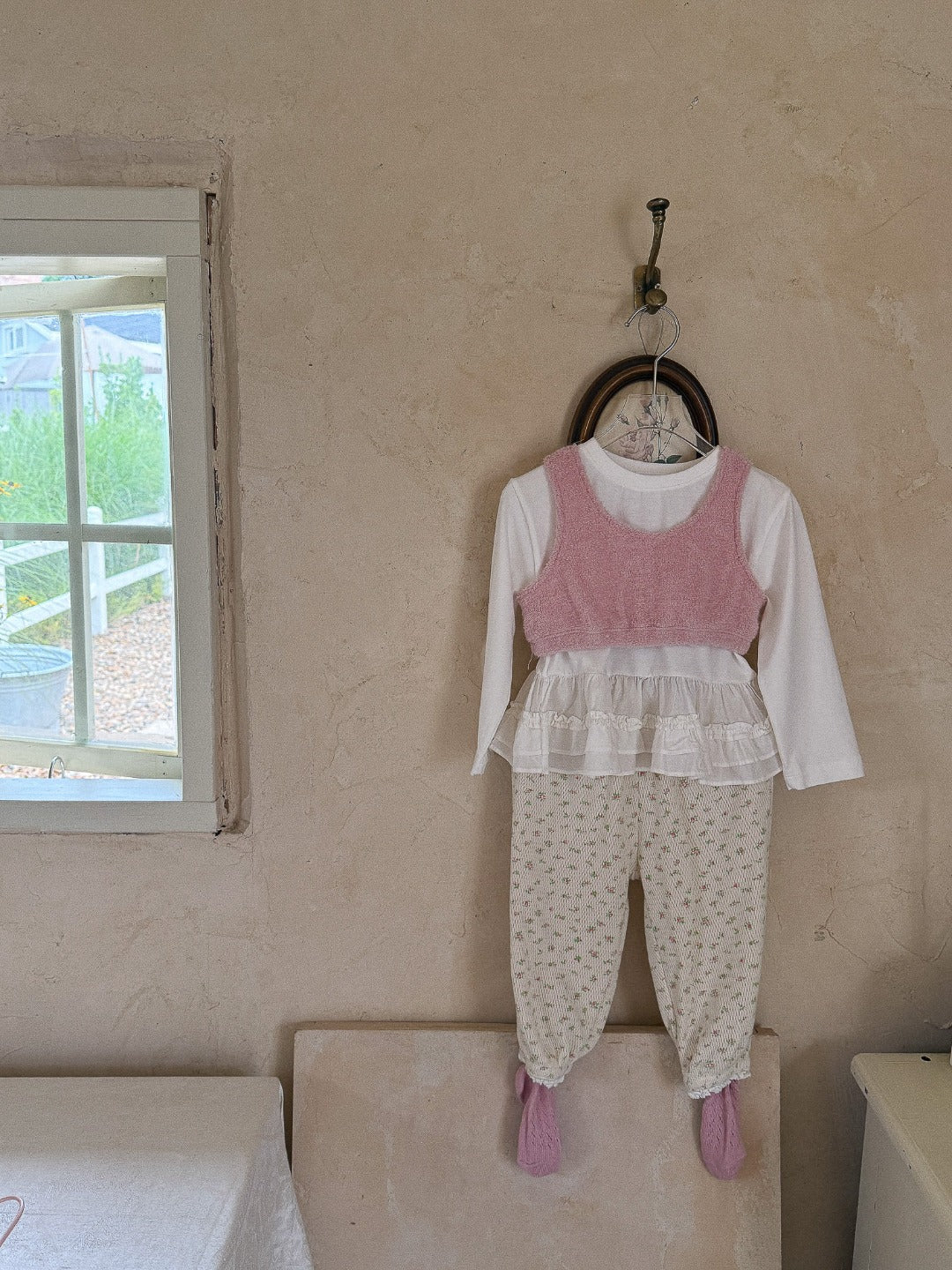 韓國童裝 25秋|BananaJ 25346 baby vest