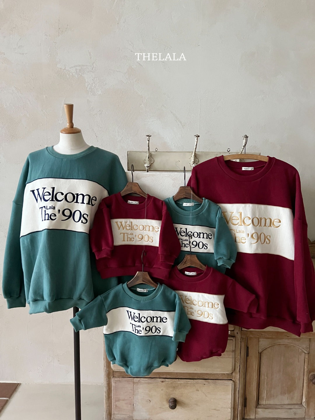 韓國童裝 25冬|thelala 25427 top parent&child