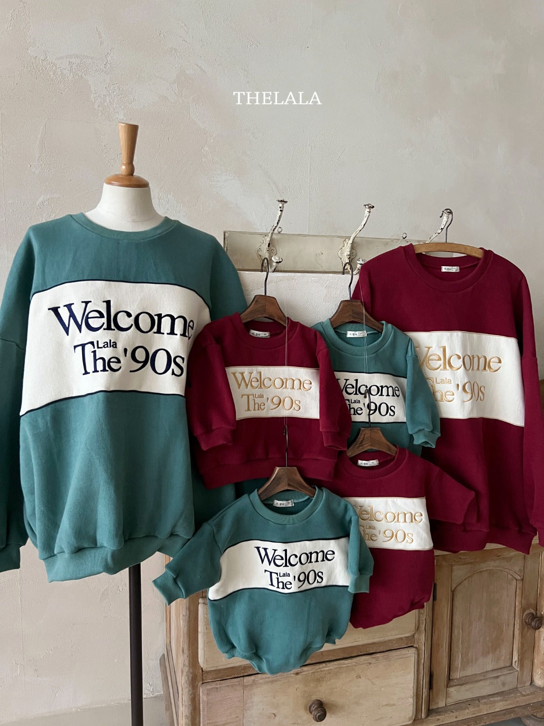 韓國童裝 25冬|thelala 25427 top parent&child