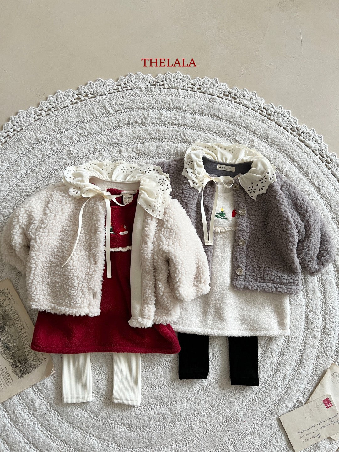 韓國童裝 25冬|thelala 25443 cardigan