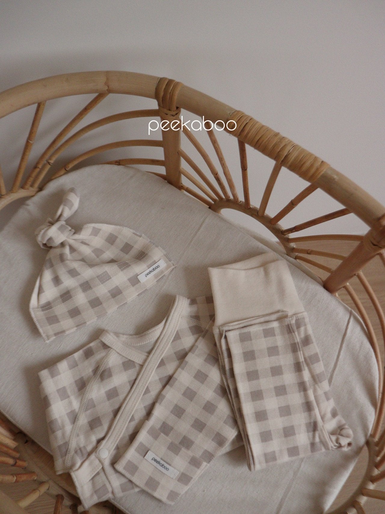 韓國童裝 25秋|peekaboo 25478 newborn set