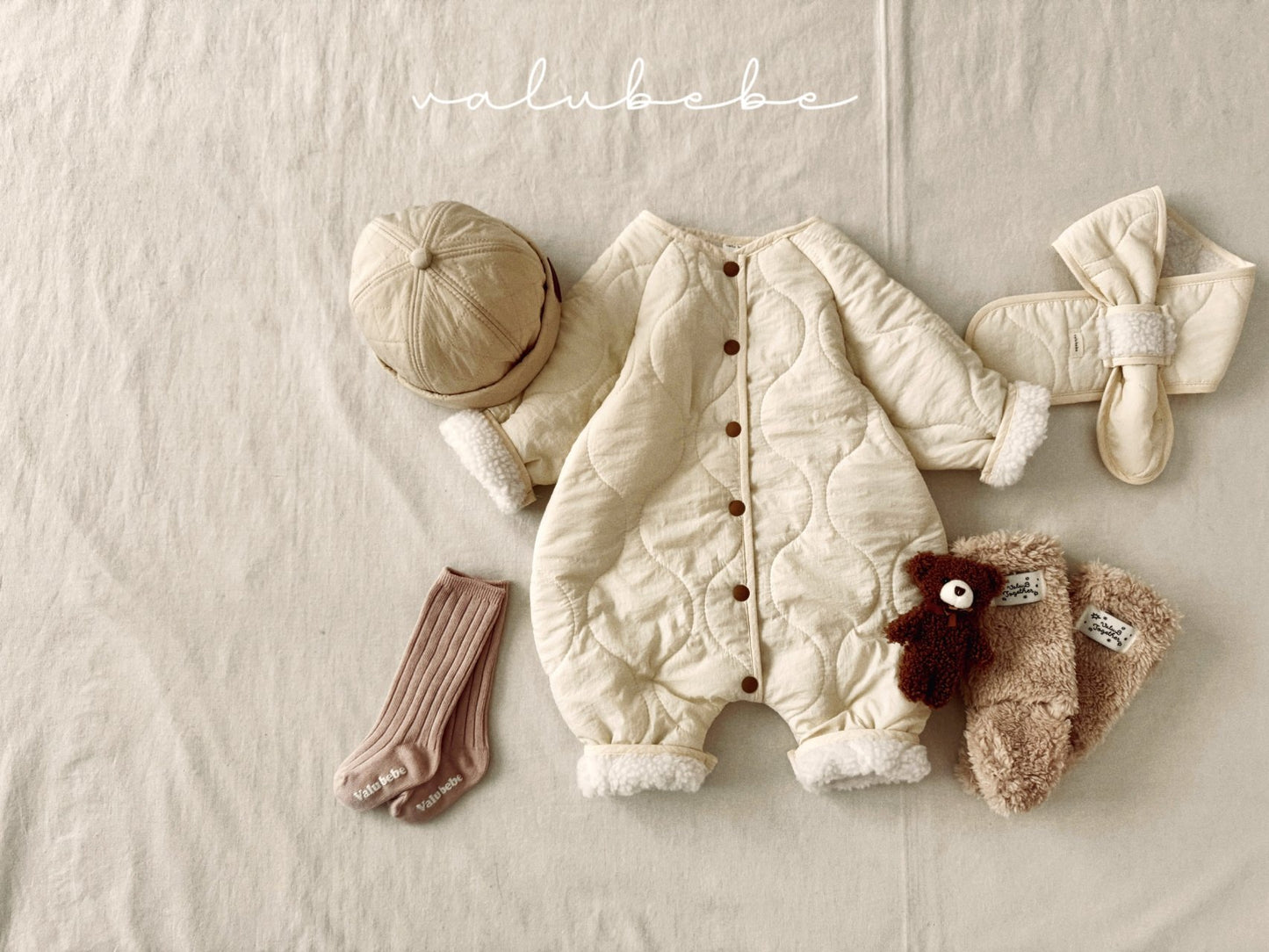 韓國童裝 25冬|valubebe 25491 jumpsuit