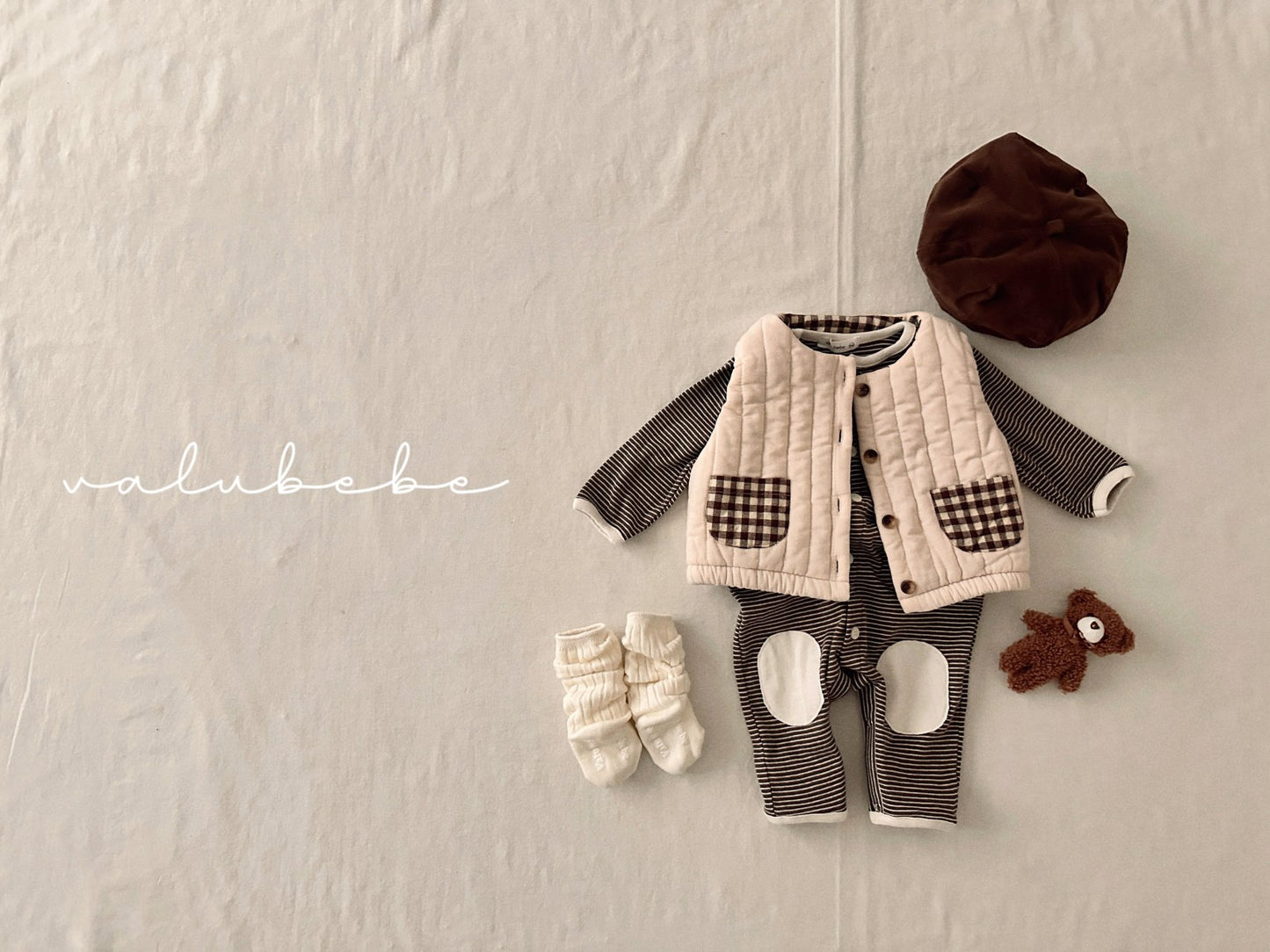 韓國童裝 25冬|valubebe 25496 jumpsuit