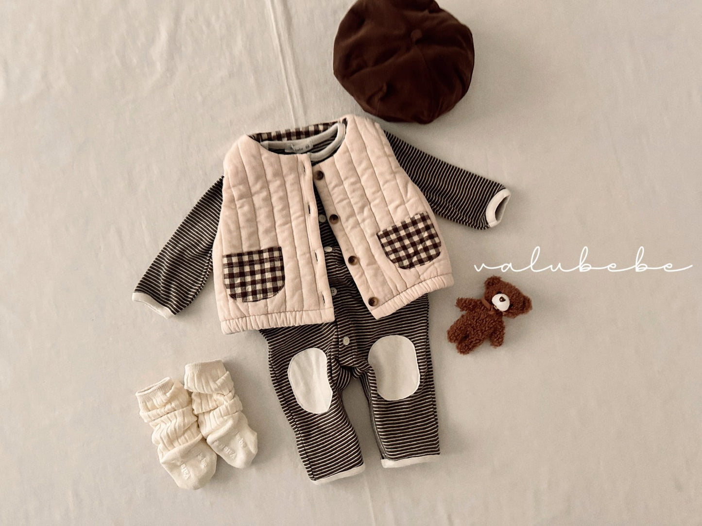韓國童裝 25冬|valubebe 25496 jumpsuit