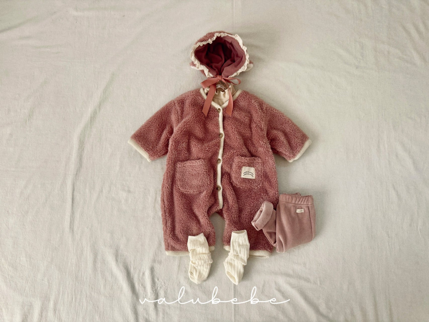 韓國童裝 25冬|valubebe 25497 jumpsuit