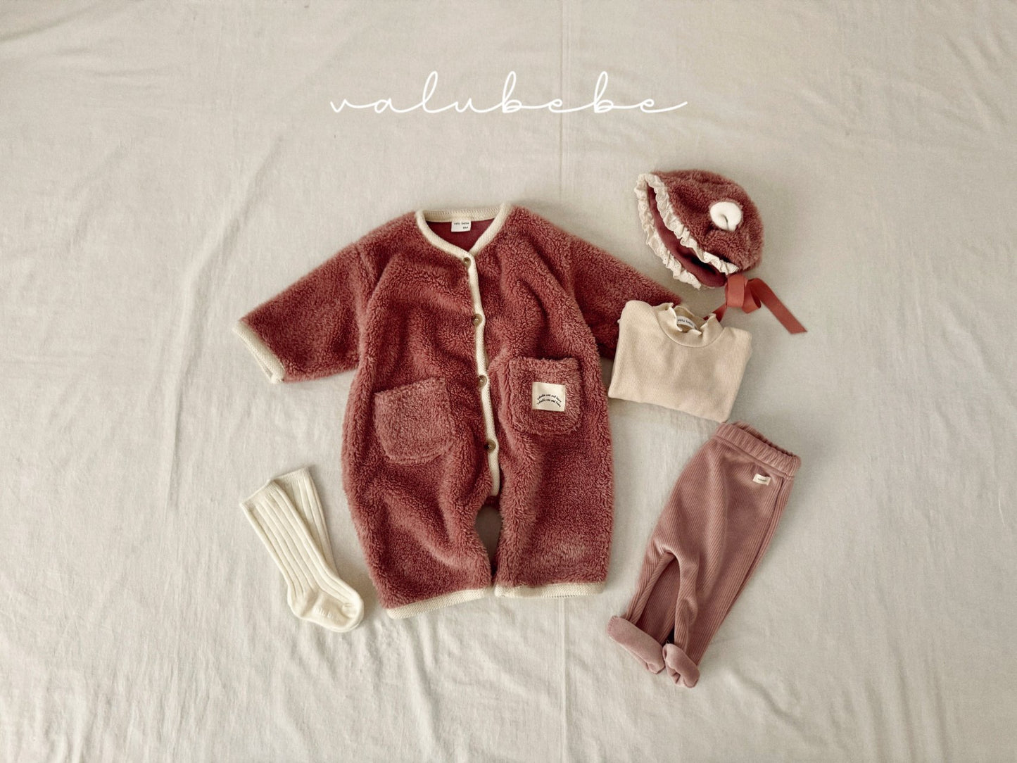 韓國童裝 25冬|valubebe 25497 jumpsuit