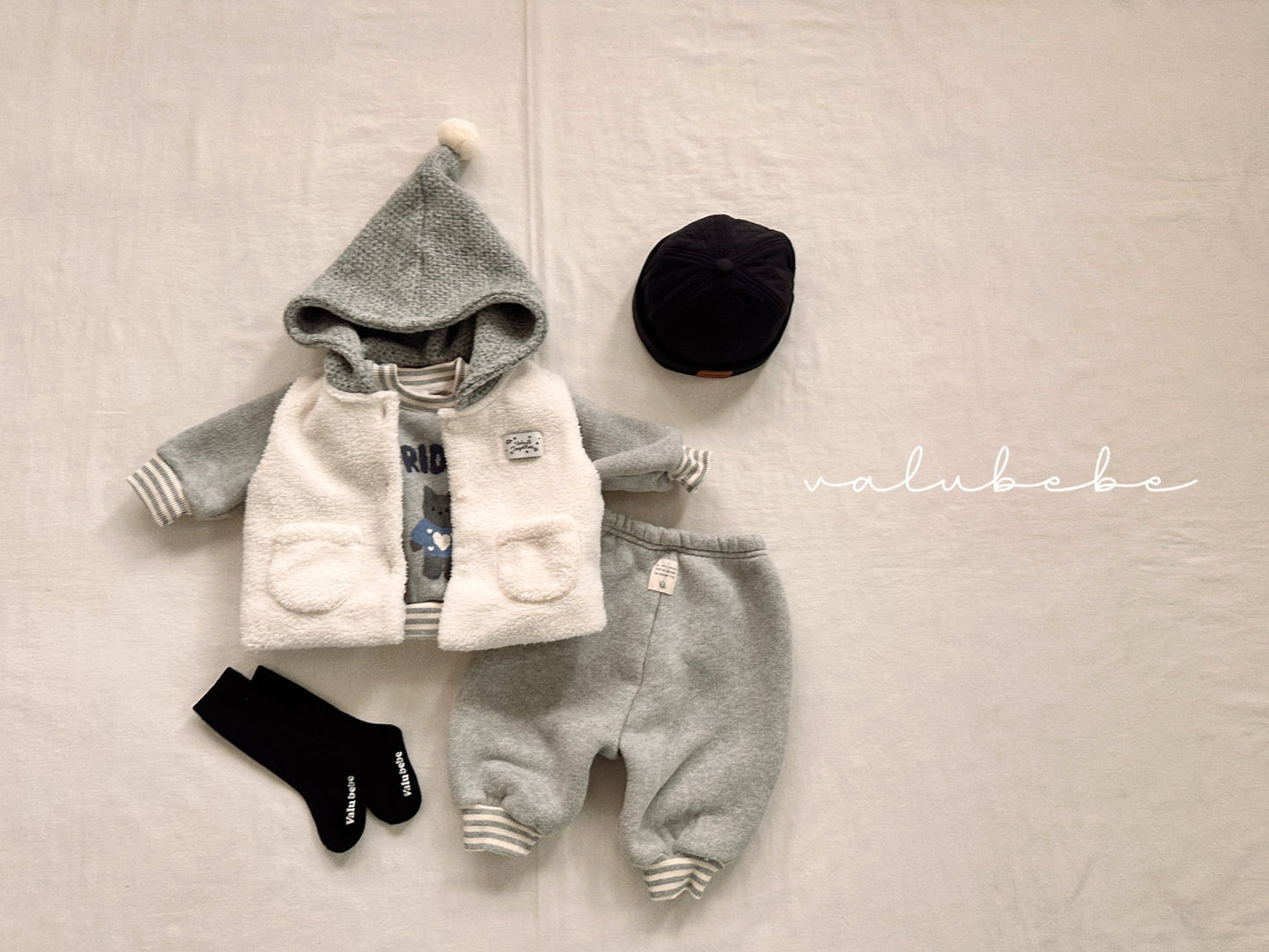 韓國童裝 25冬|valubebe 25500 waistcoat