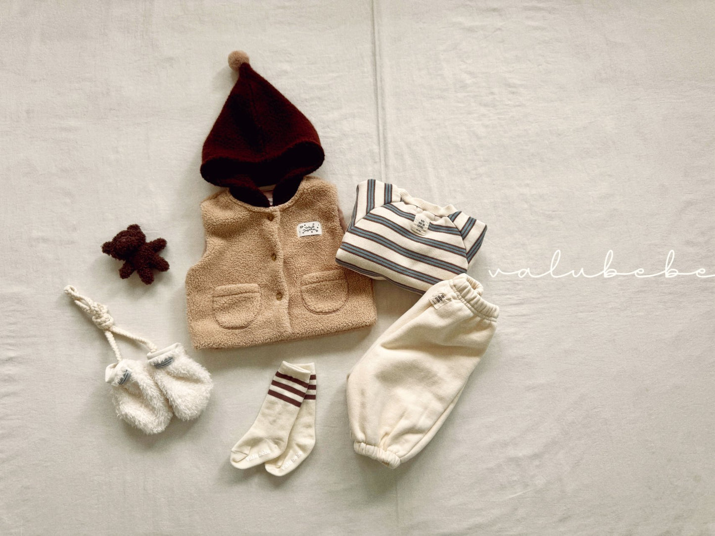 韓國童裝 25冬|valubebe 25500 waistcoat