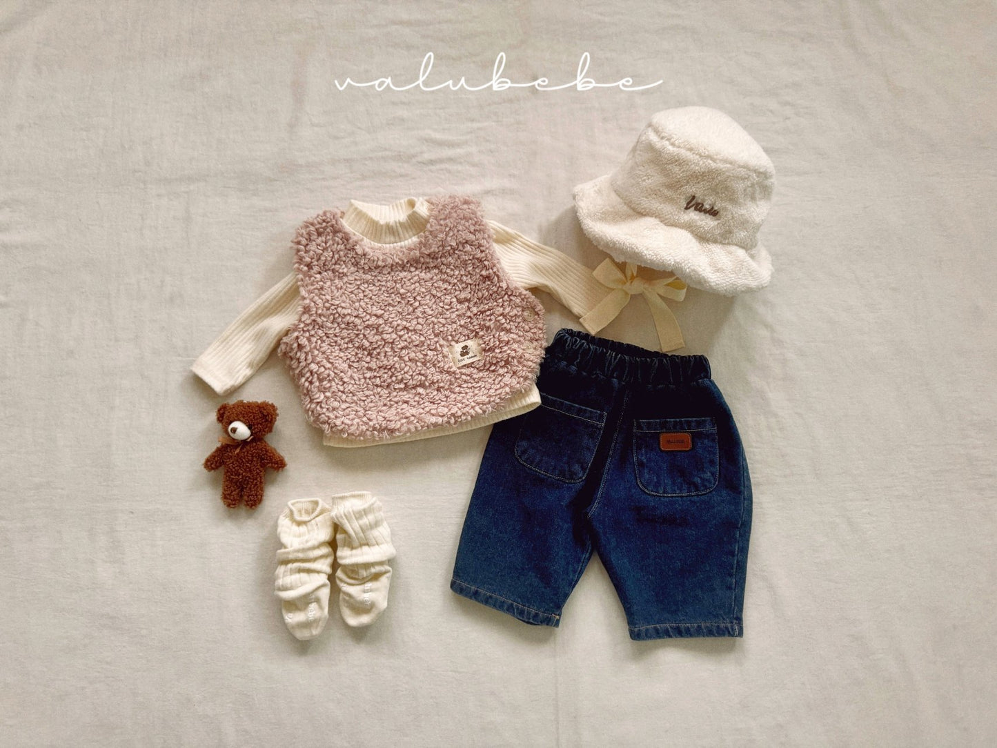 韓國童裝 25冬|valubebe 25507 waistcoat