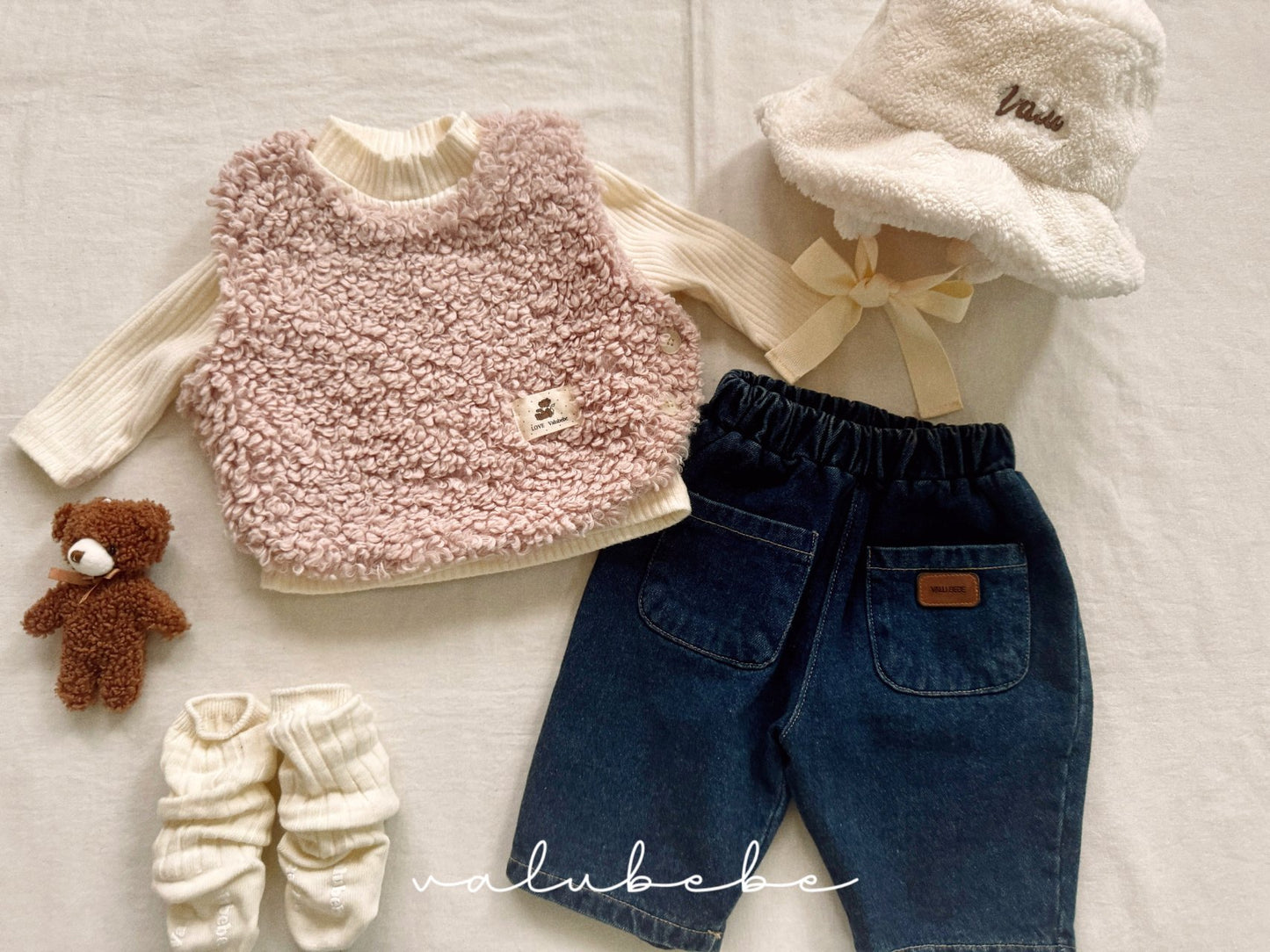 韓國童裝 25冬|valubebe 25507 waistcoat