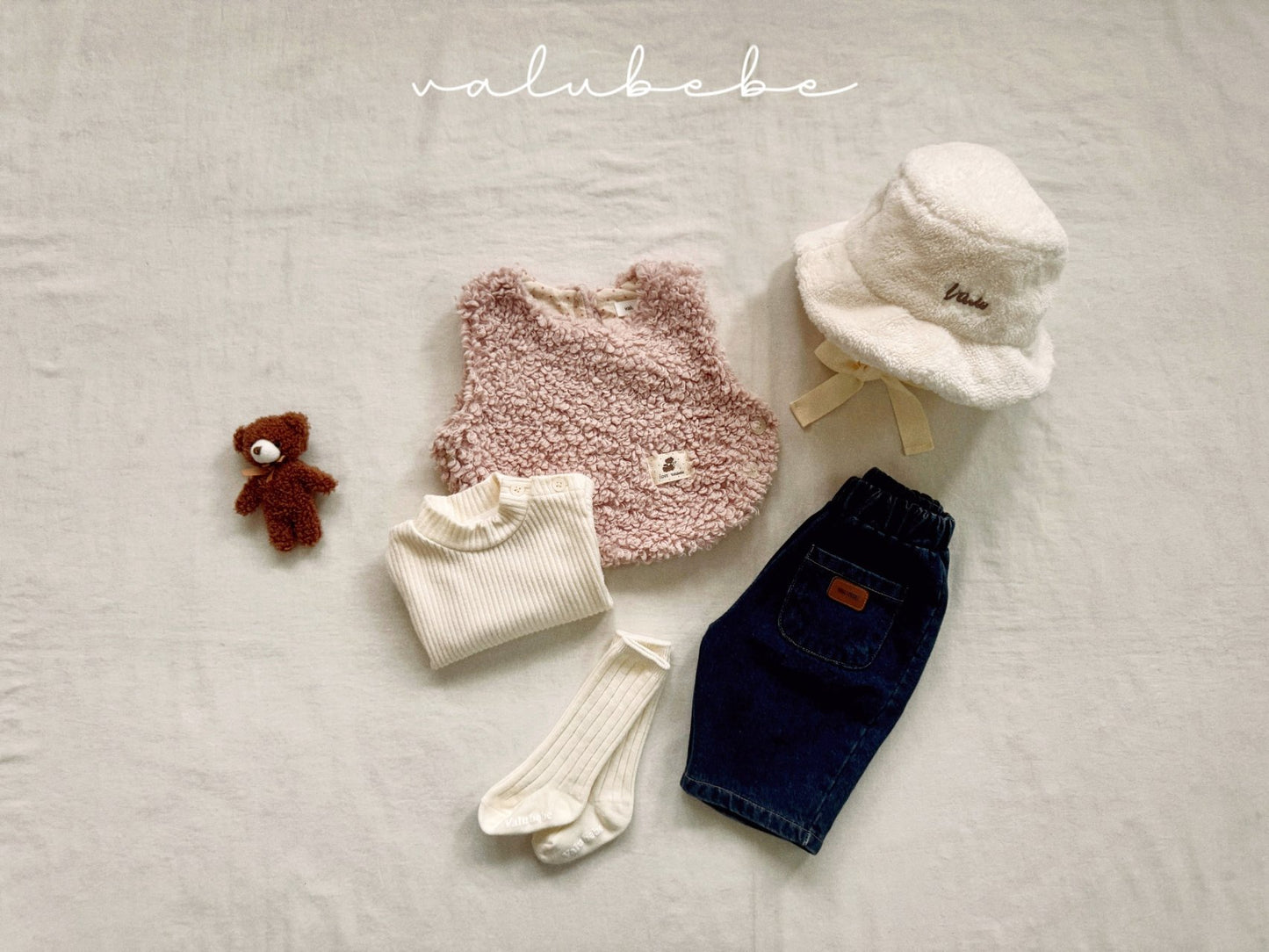 韓國童裝 25冬|valubebe 25507 waistcoat