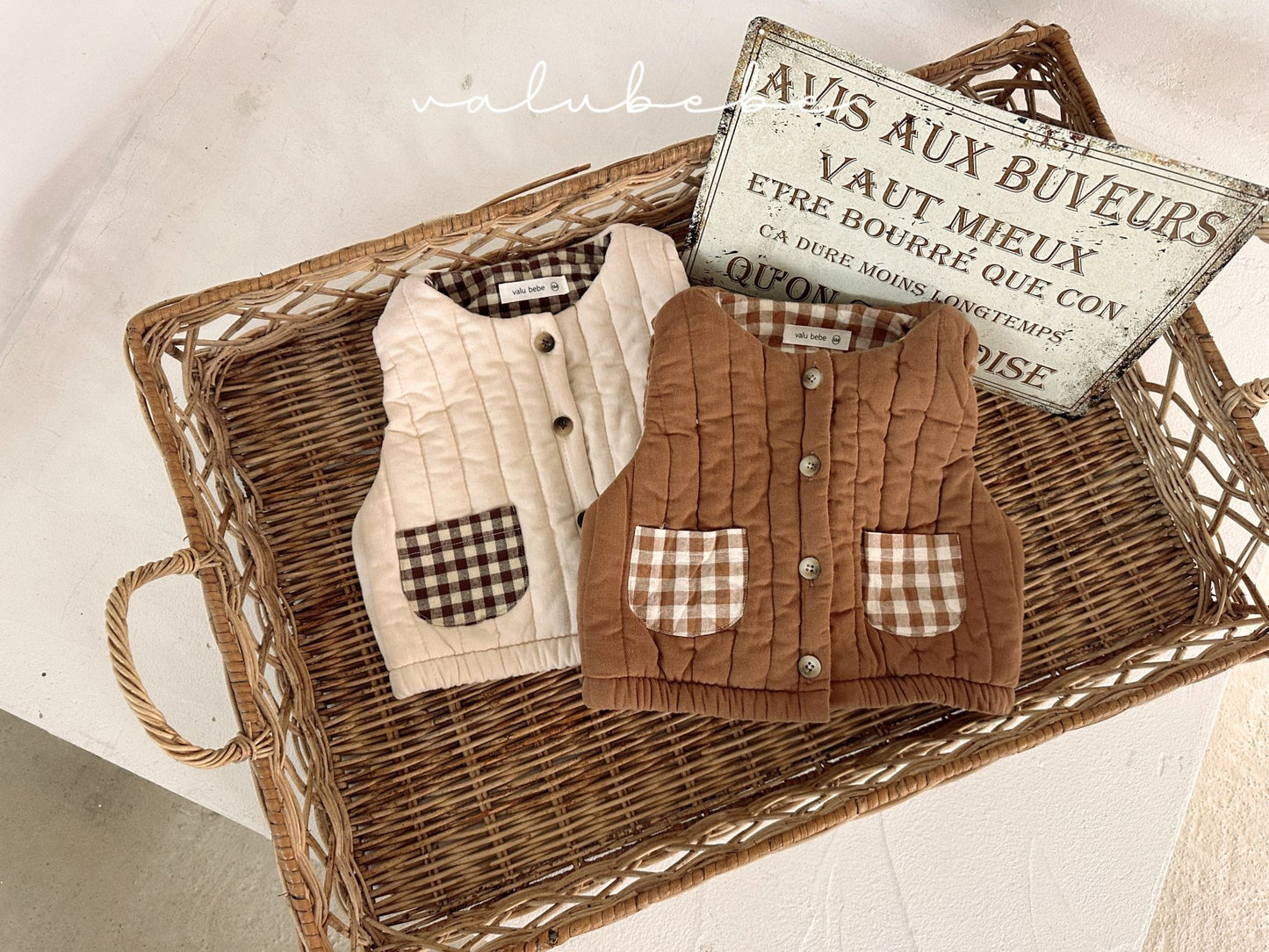 韓國童裝 25冬|valubebe 25514 waistcoat