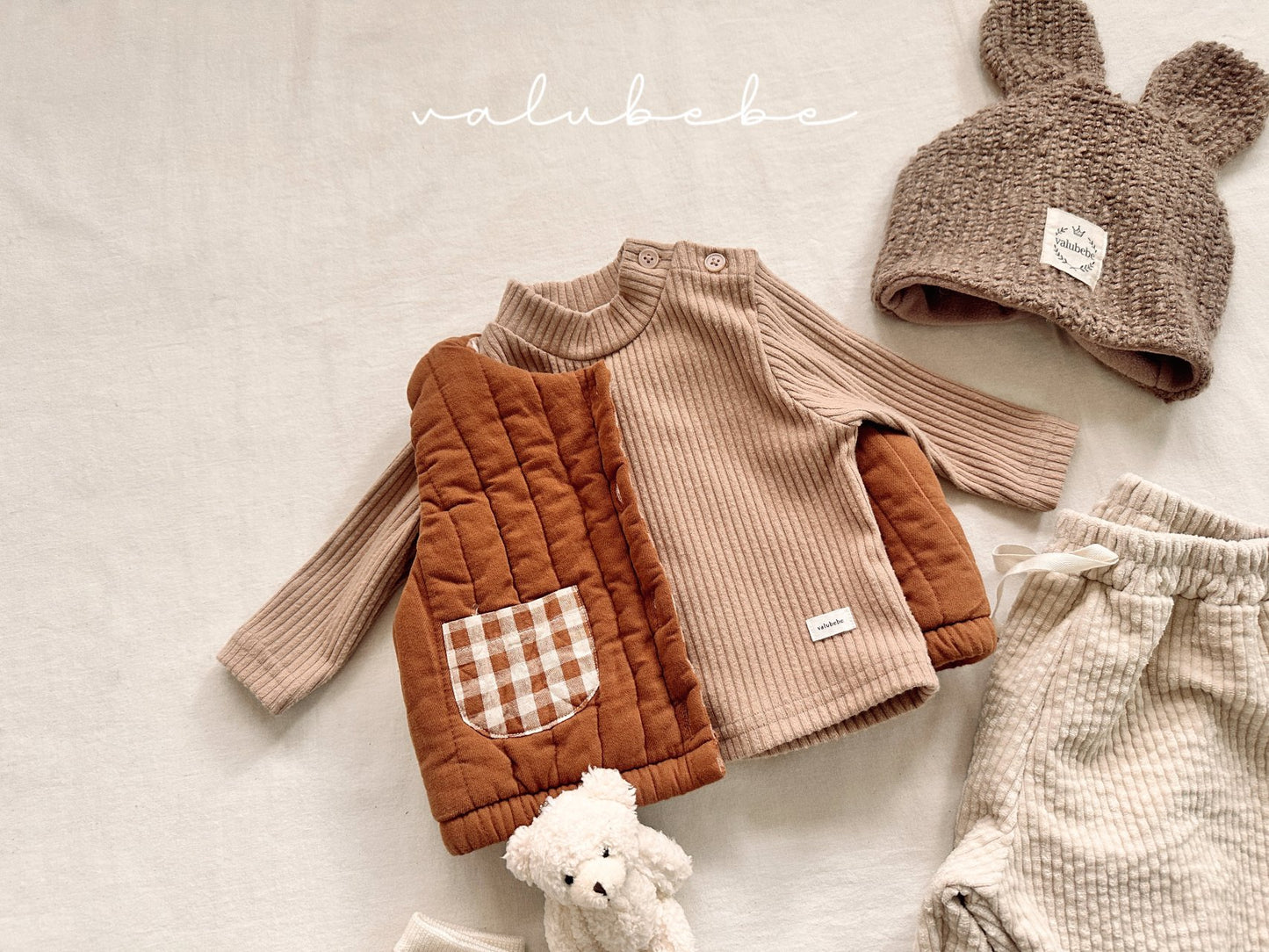 韓國童裝 25冬|valubebe 25514 waistcoat