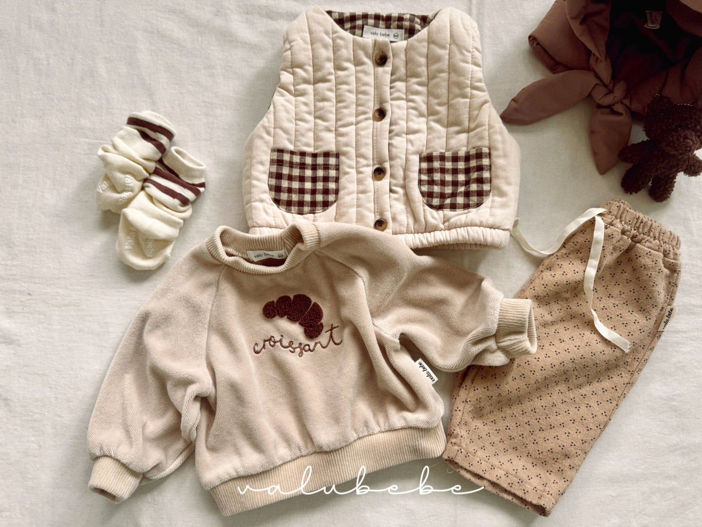 韓國童裝 25冬|valubebe 25514 waistcoat