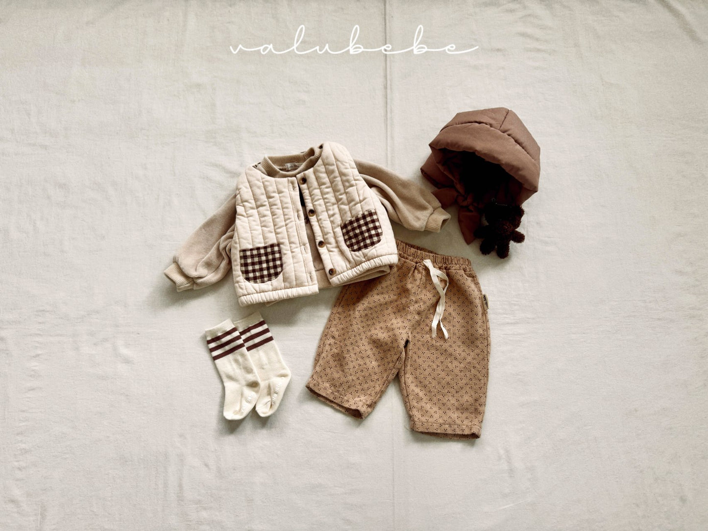韓國童裝 25冬|valubebe 25514 waistcoat