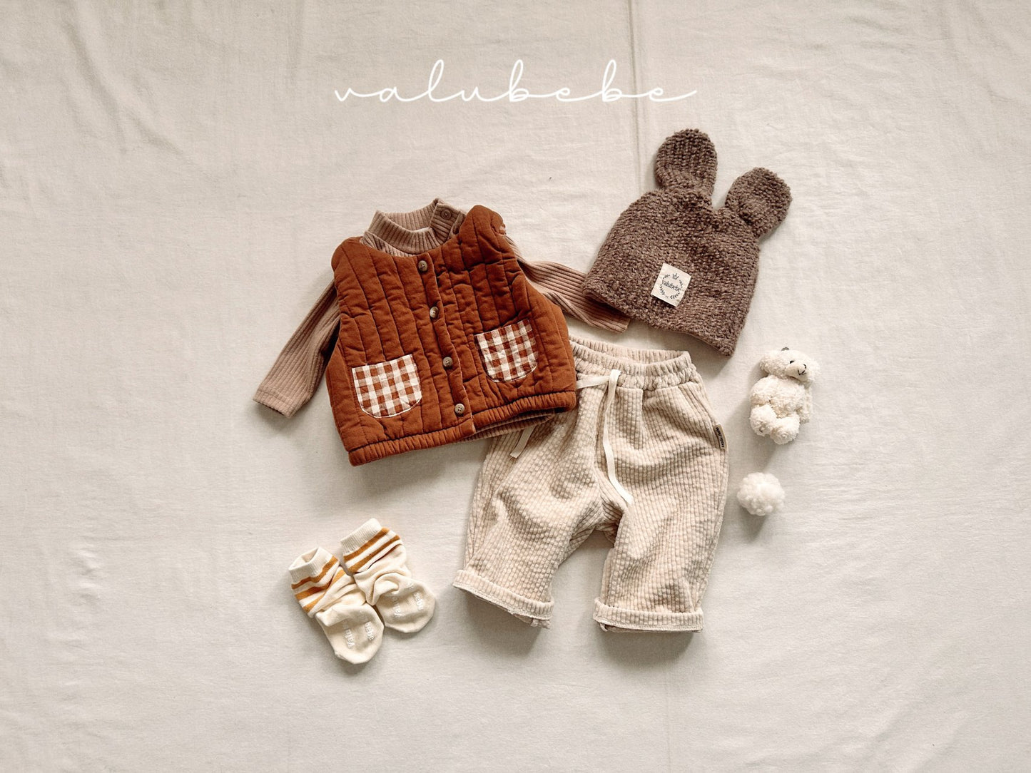 韓國童裝 25冬|valubebe 25514 waistcoat