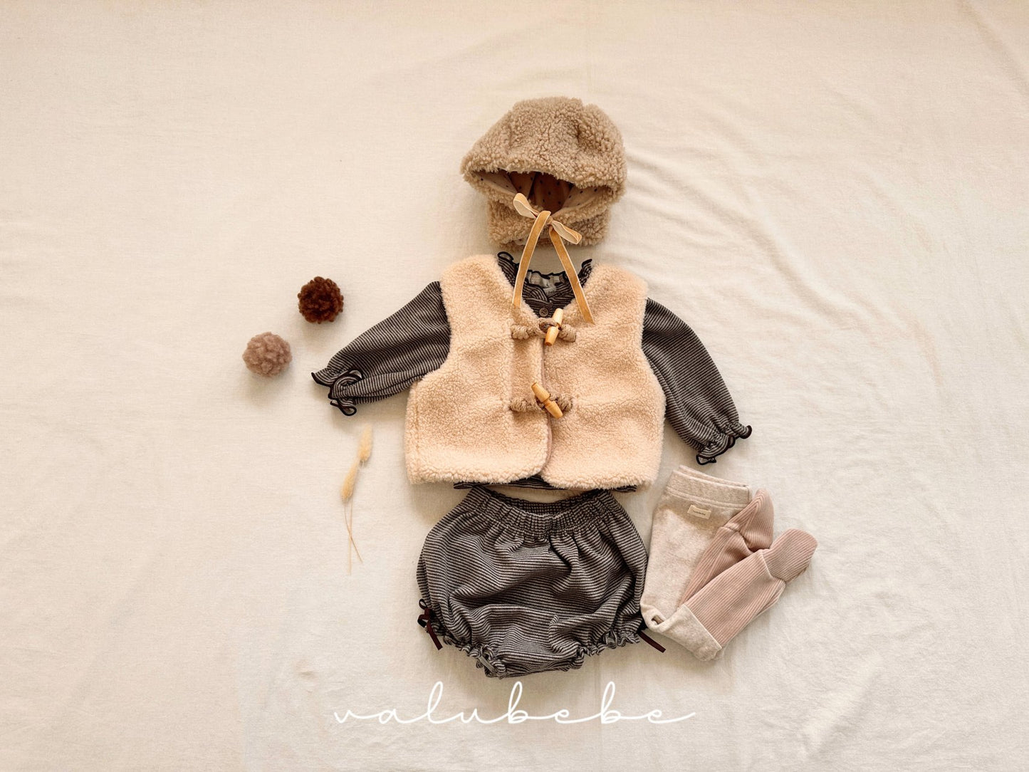 韓國童裝 25冬|valubebe 25520 waistcoat