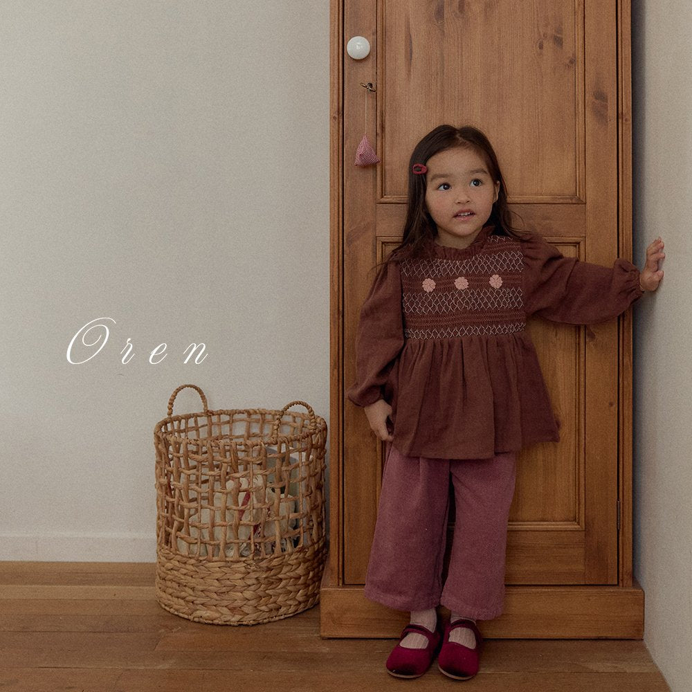 韓國童裝 25冬|oren 25560 pants