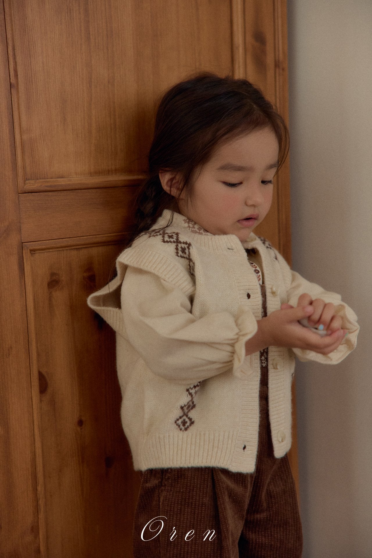 韓國童裝 25冬|oren 25570 waistcoat