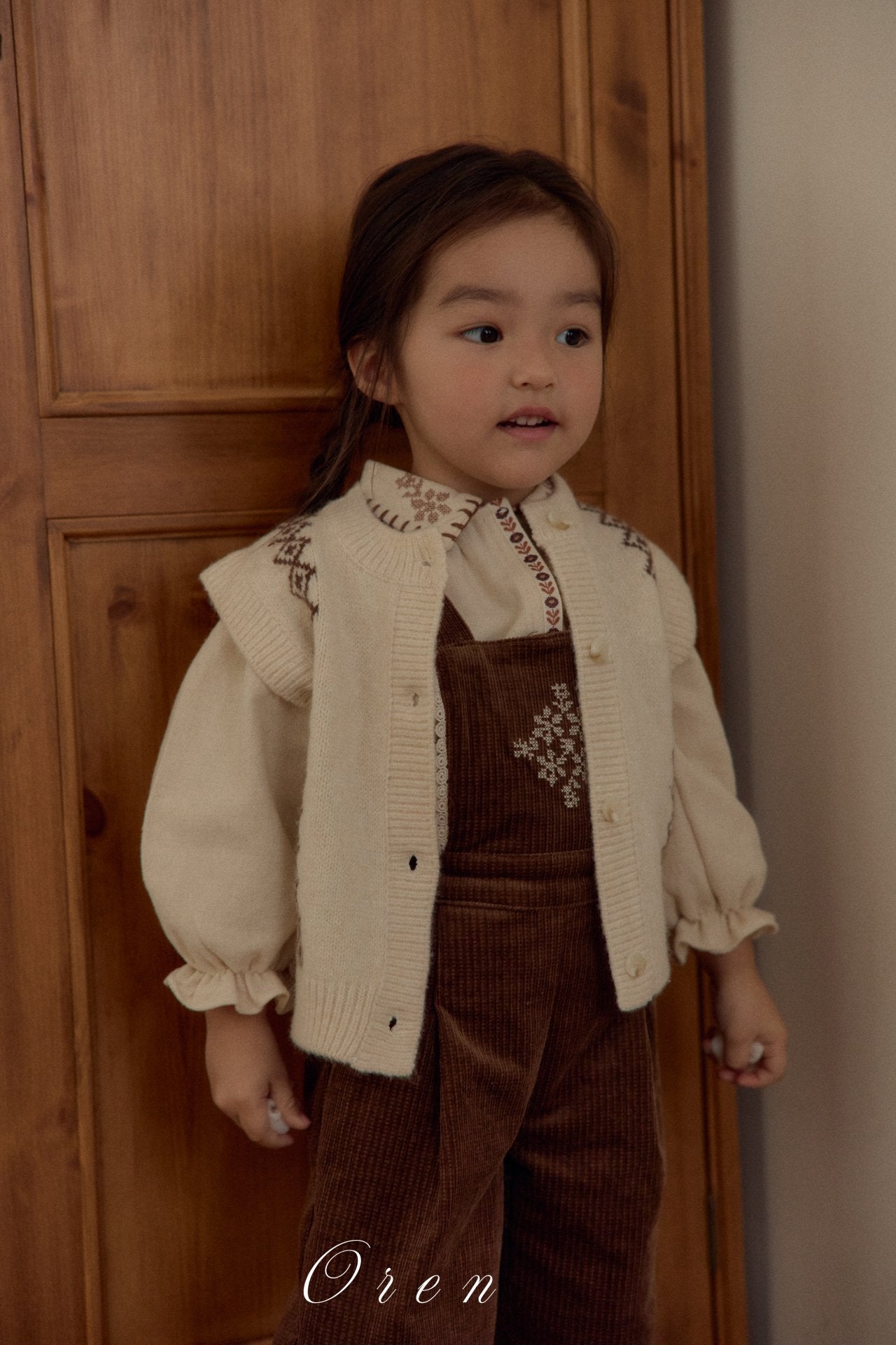韓國童裝 25冬|oren 25570 waistcoat