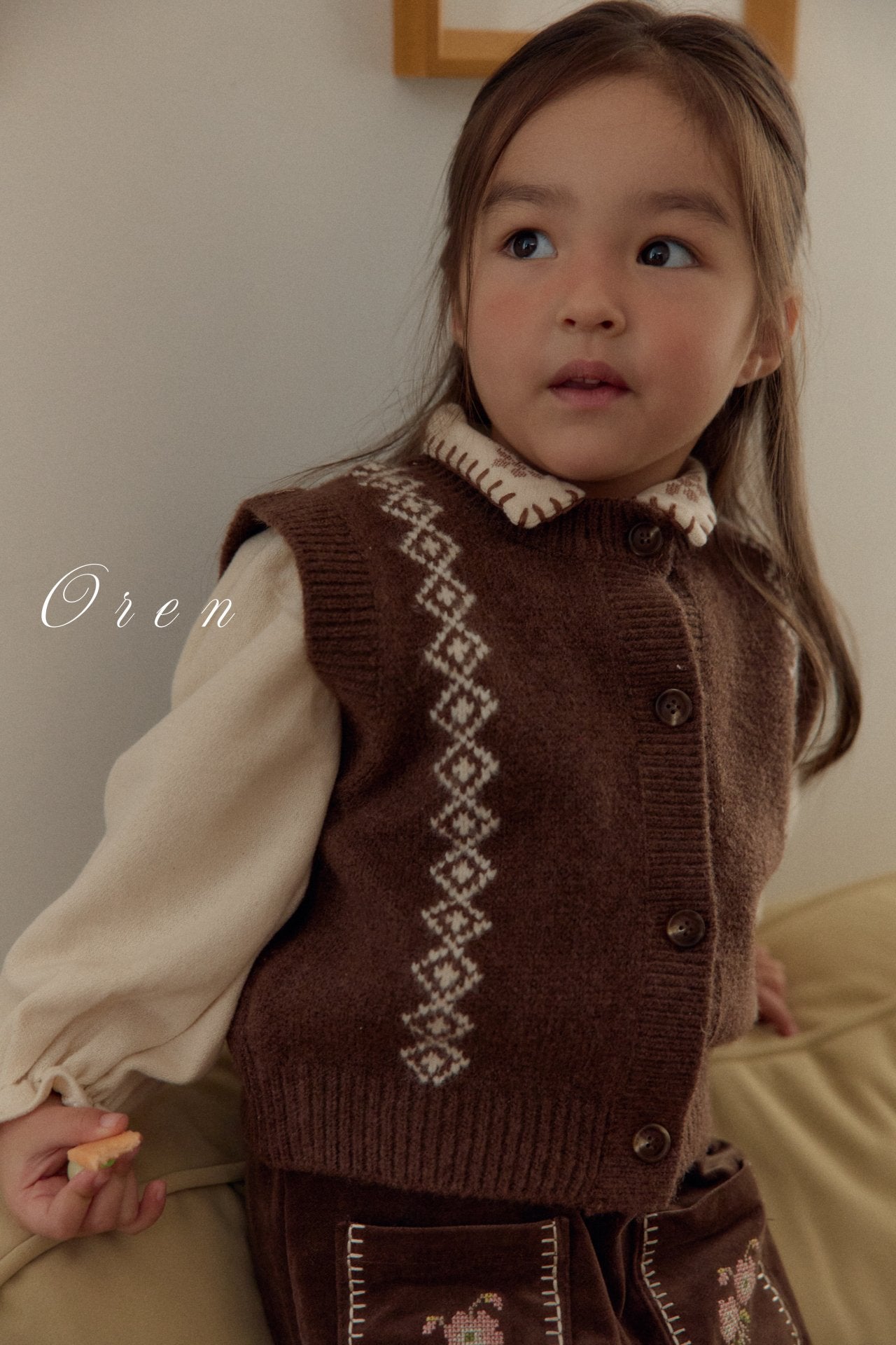 韓國童裝 25冬|oren 25570 waistcoat
