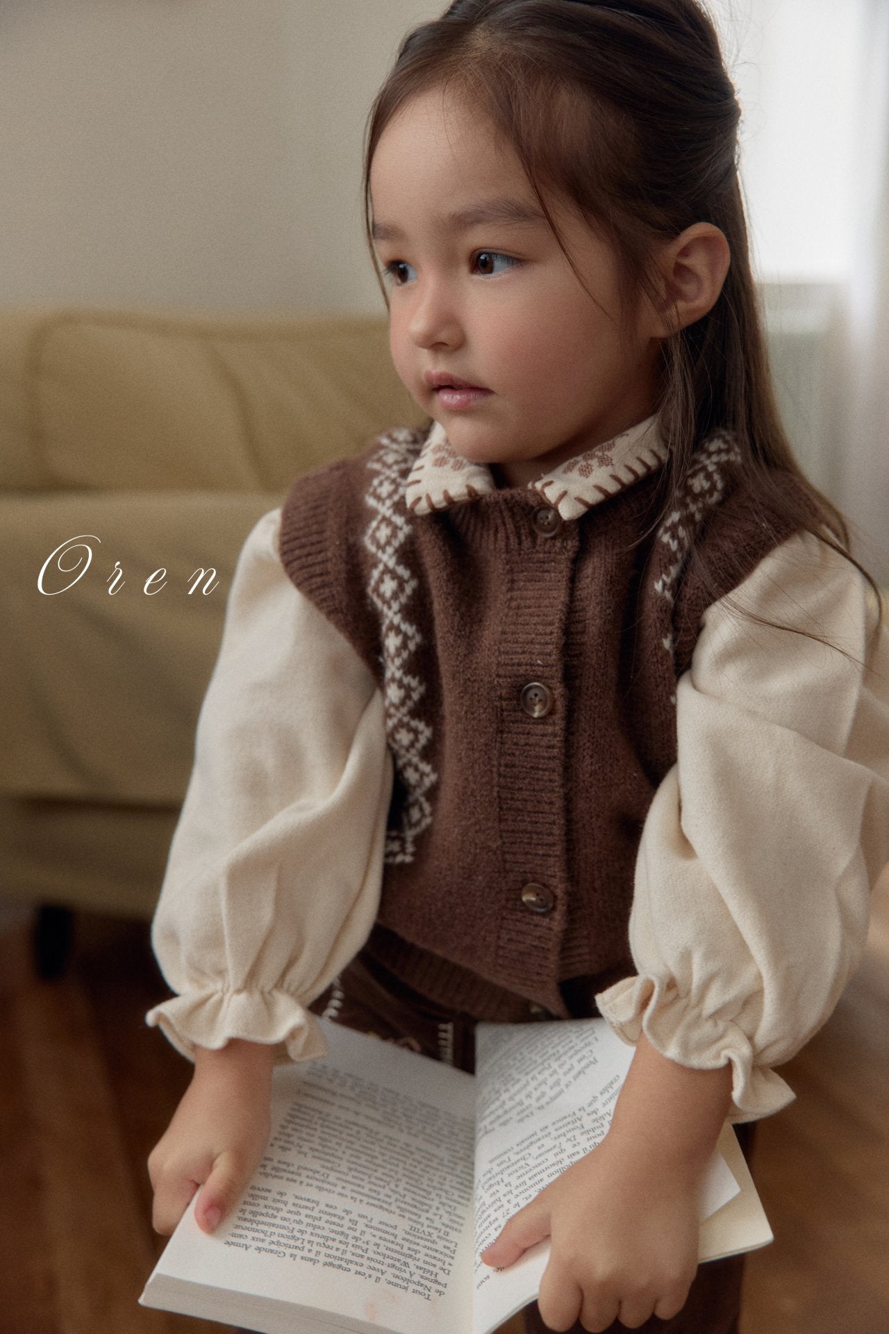 韓國童裝 25冬|oren 25570 waistcoat