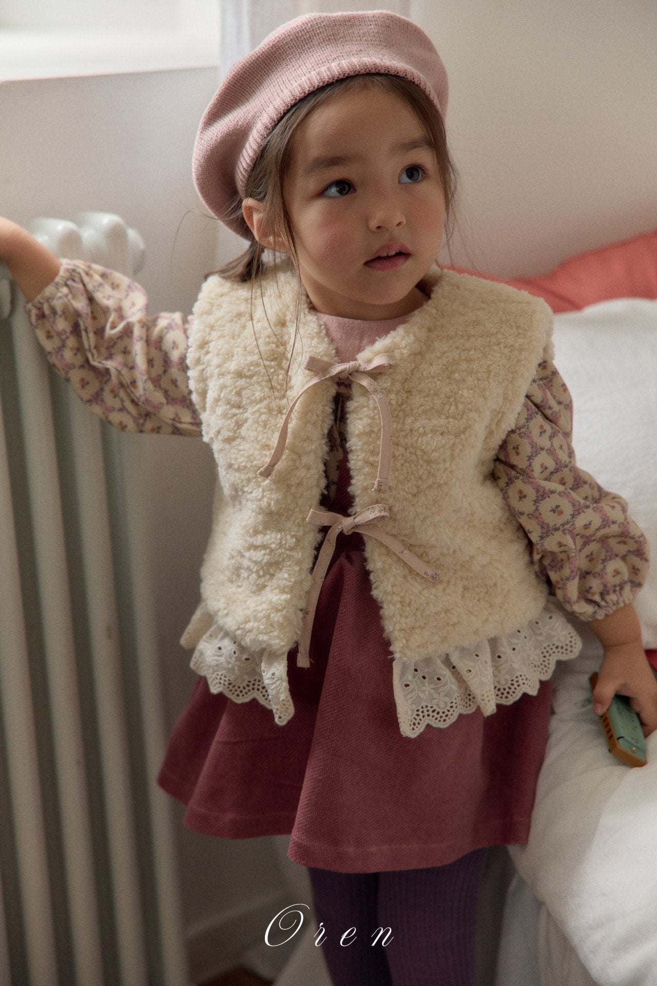 韓國童裝 25冬|oren 25571 waistcoat