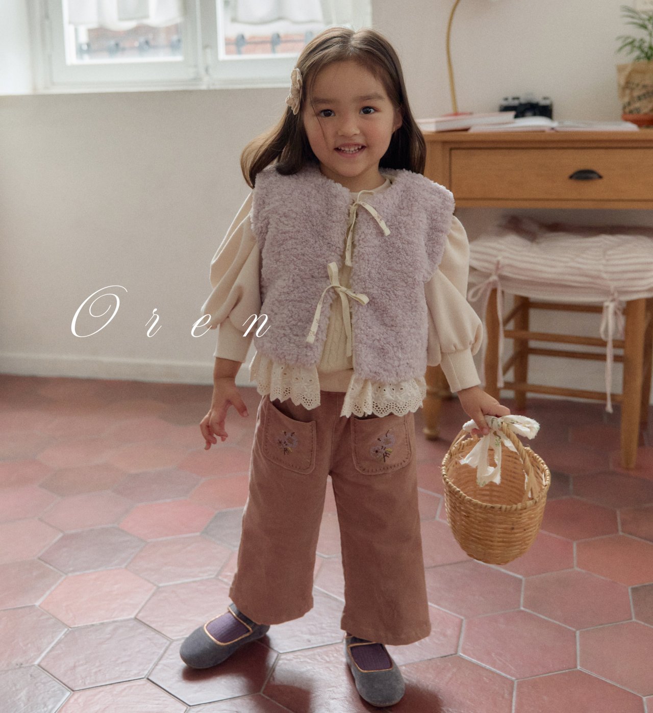 韓國童裝 25冬|oren 25571 waistcoat