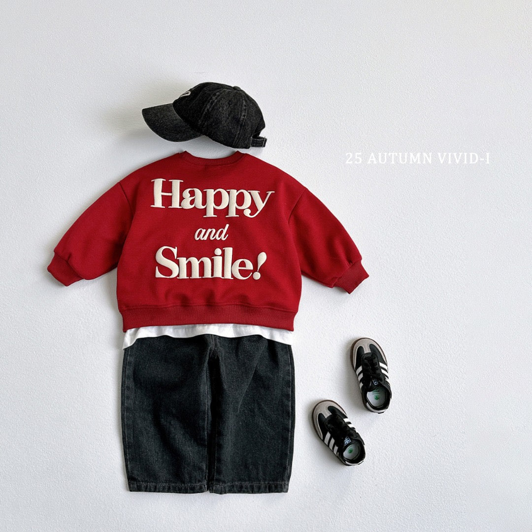 25秋🍁happy and smile上衣