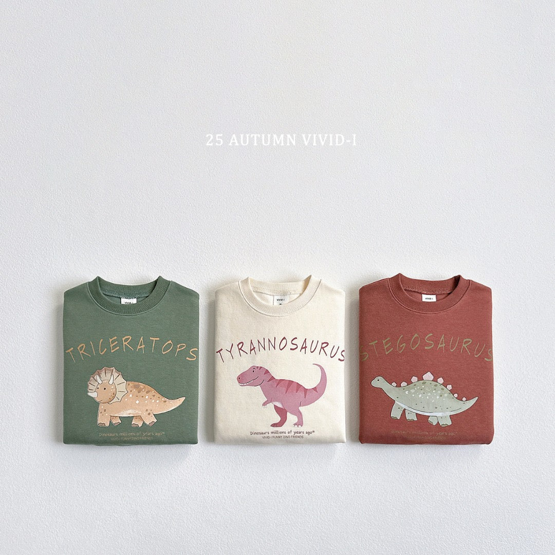 25秋🍁stegosaurus/tyrannosaurus/triceratops恐龍上衣